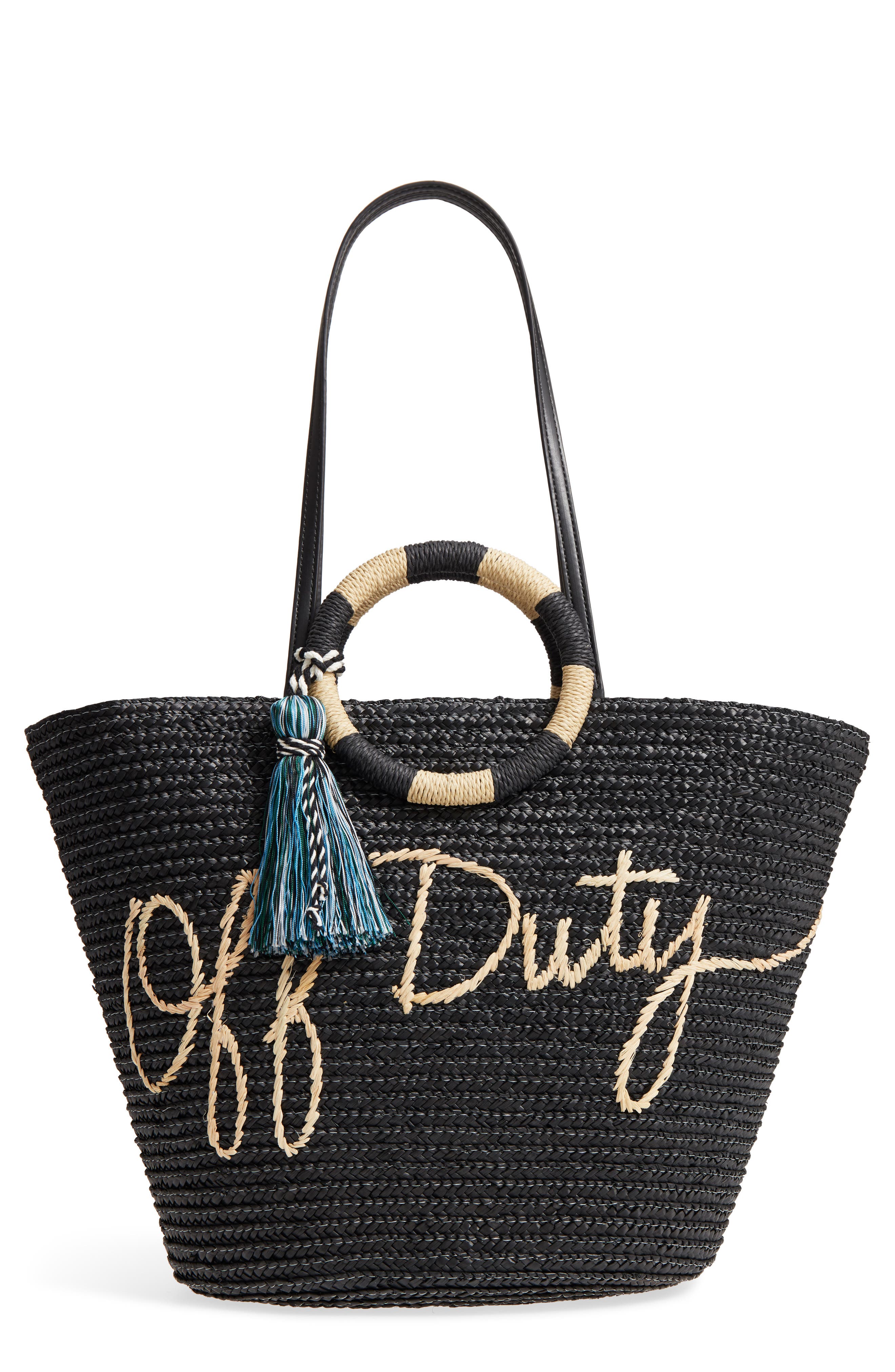 rebecca minkoff straw tote