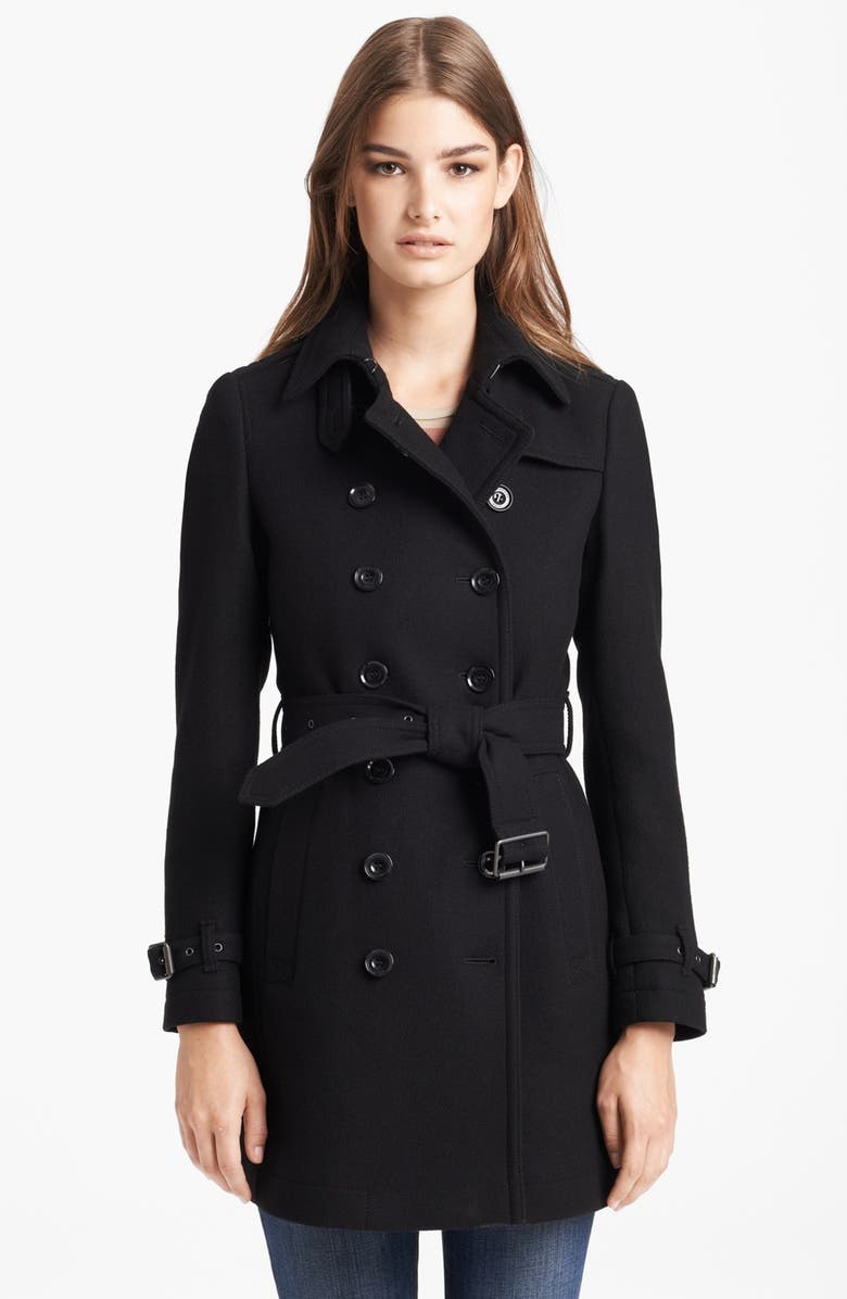 Burberry Brit 'Crombrooks' Wool Blend Trench Coat | Nordstrom