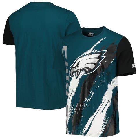 Men's Mitchell & Ness Randall Cunningham Kelly Green Philadelphia Eagles  Retired Player Logo Name & Number T-Shirt