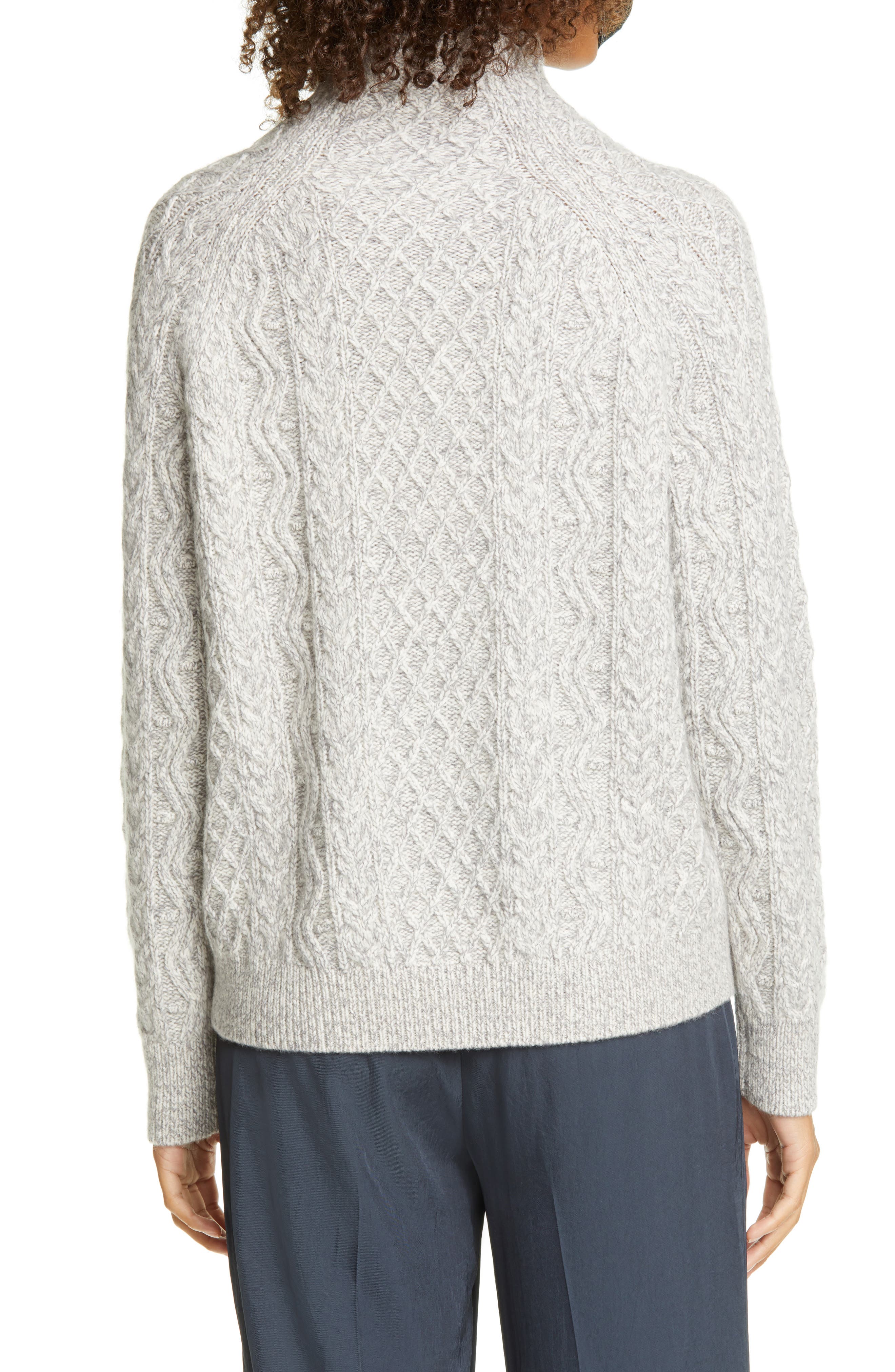vince zig zag cable sweater