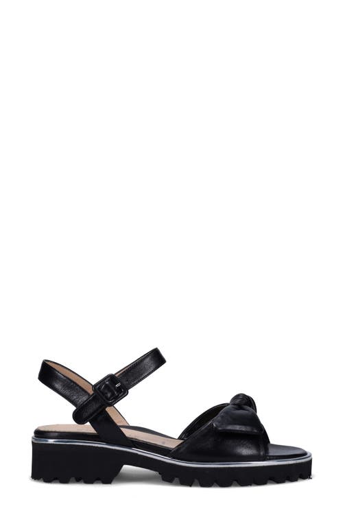 Ron White Cairi Ankle Strap Platform Sandal In Onyx