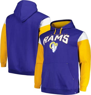 Mitchell & Ness Los Angeles Rams Head Coach Hoodie Royal/Yellow