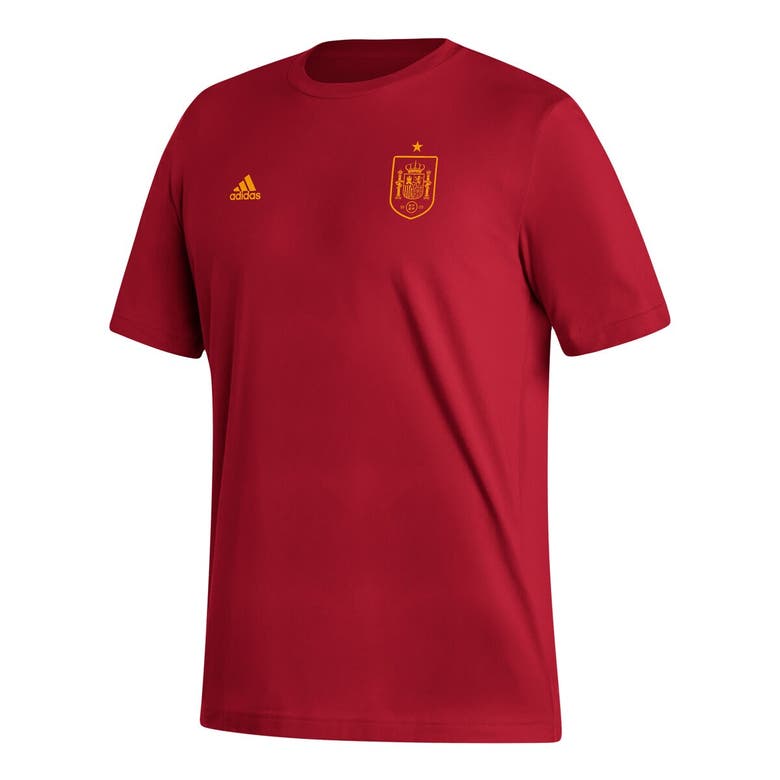 Shop Adidas Originals Adidas Red Spain National Team Crest T-shirt