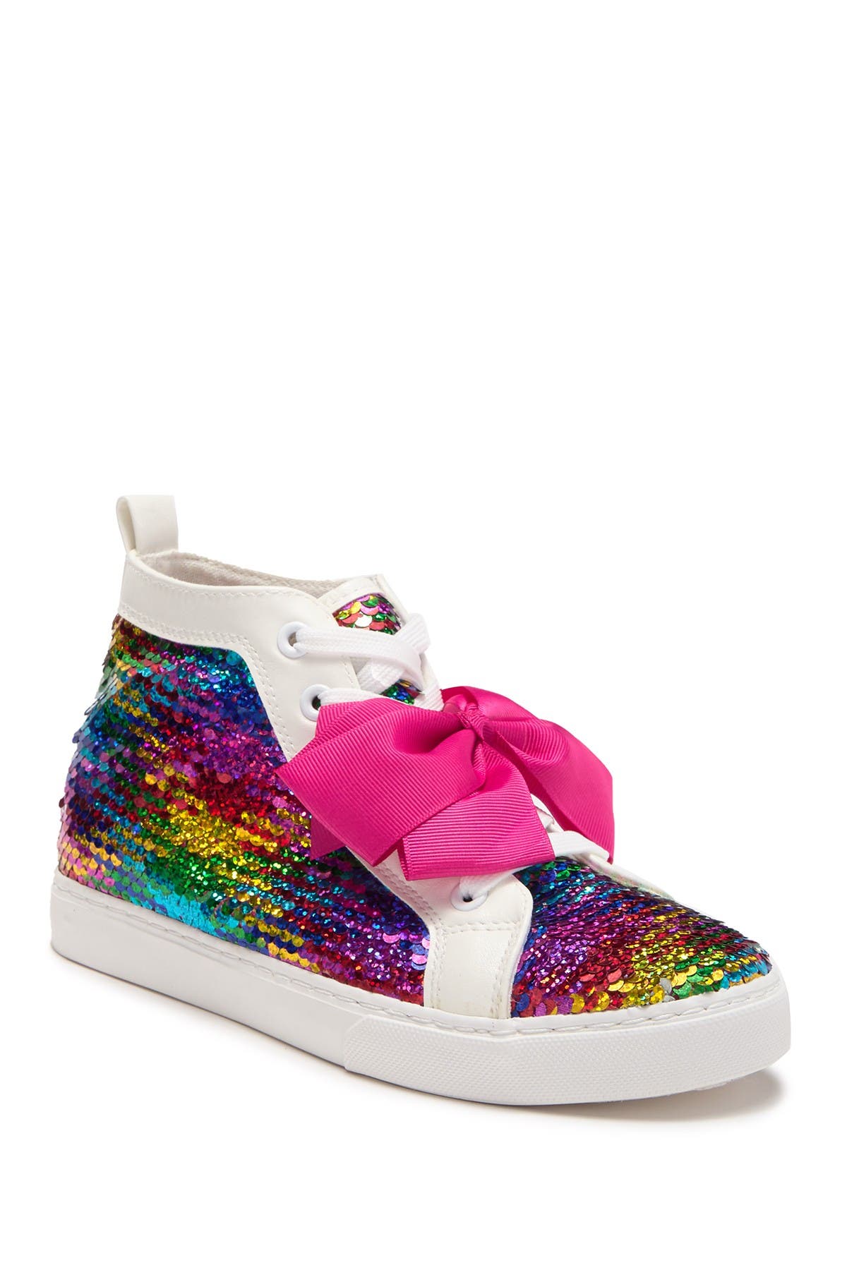 rainbow sequin sneakers