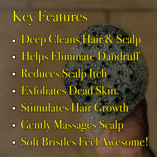 Pete & Pedro Scalp Massager Shampoo Hair Brush