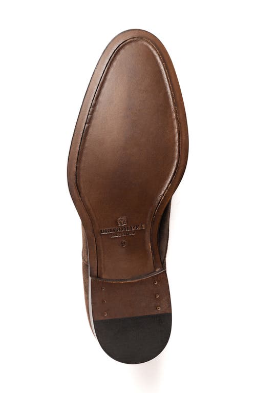 Shop Bruno Magli Santino Oxford In Brown Suede