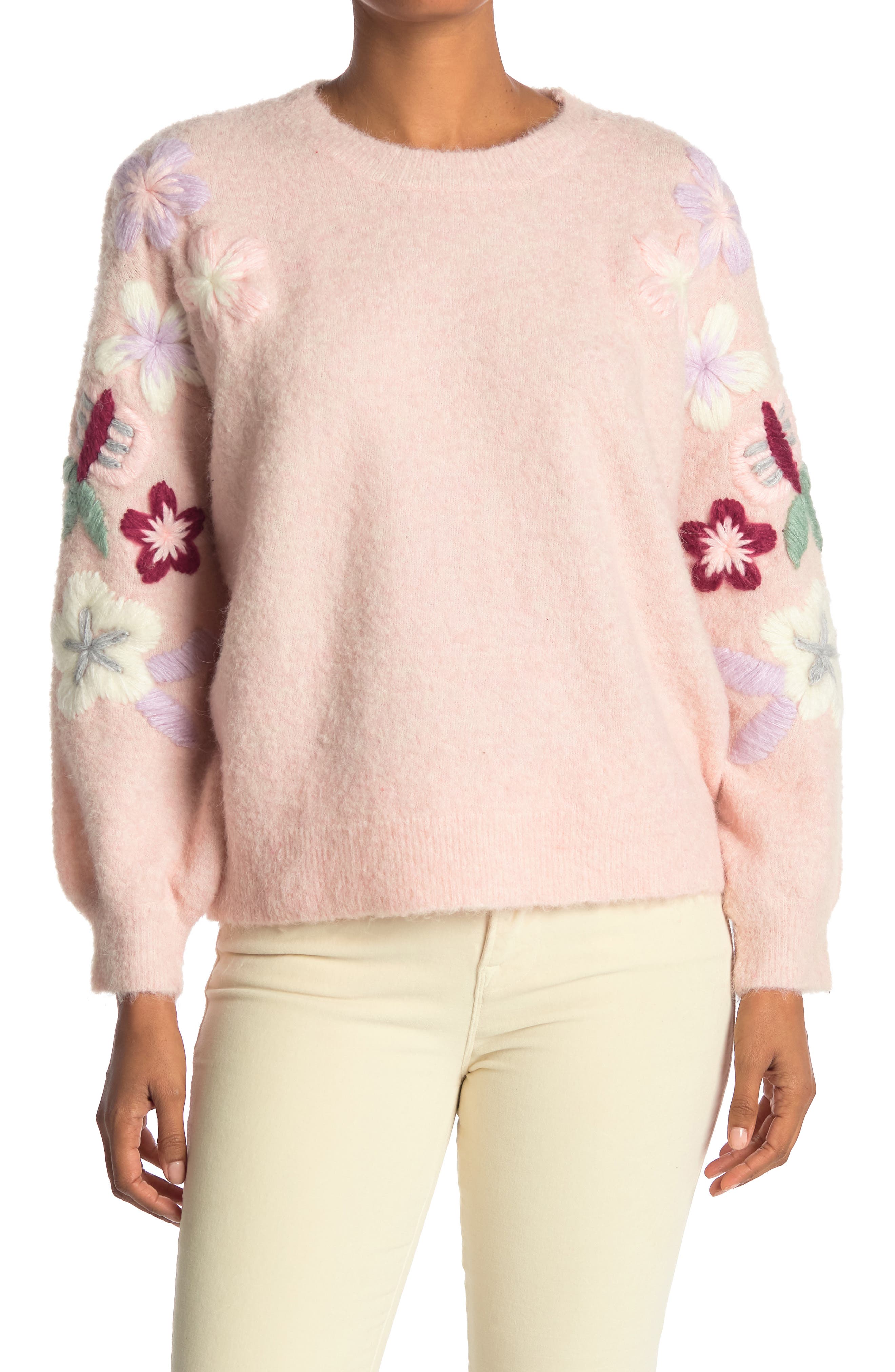floral sweater