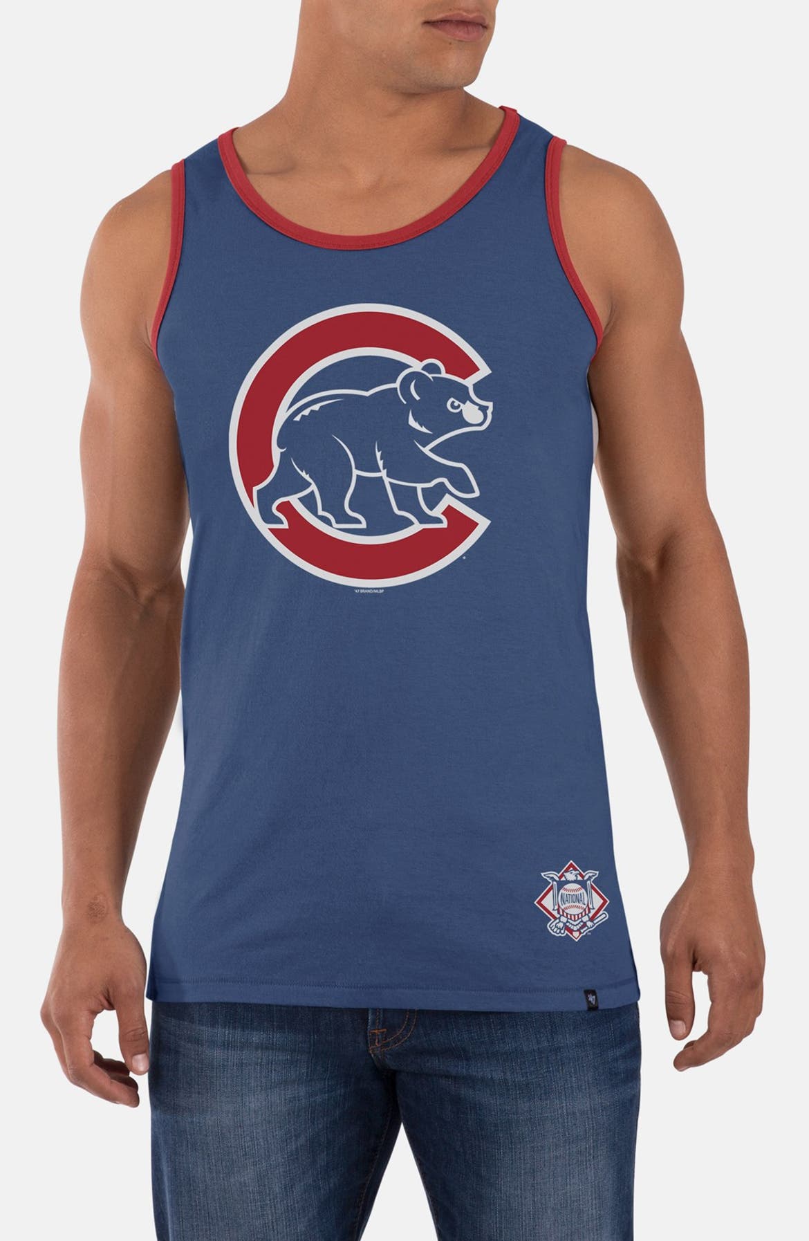 47 Brand 'Chicago Cubs - Sure Shot' Trim Fit Graphic Tank | Nordstrom