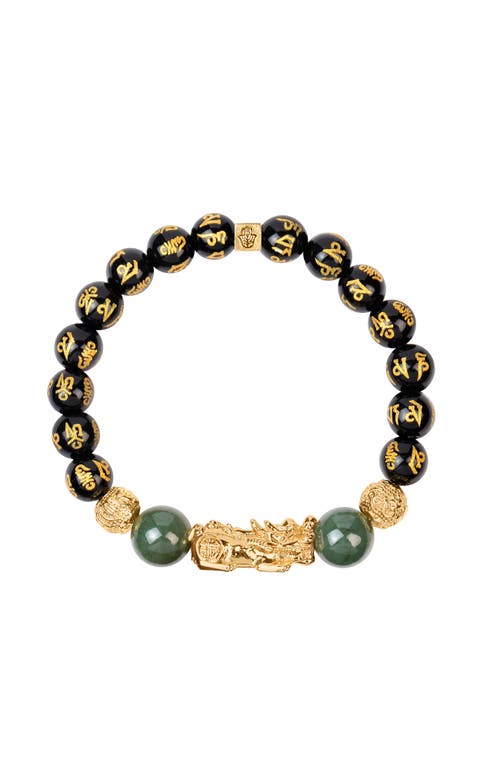 Karma And Luck Cleansed Aura In Black/gold/green