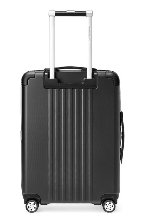 Shop Montblanc Cabin Trolley Carry-on Suitcase In Black