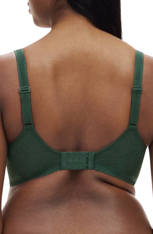 Shop Chantelle Lingerie Origins Underwire Unlined Full Coverage Bra In Empire Green