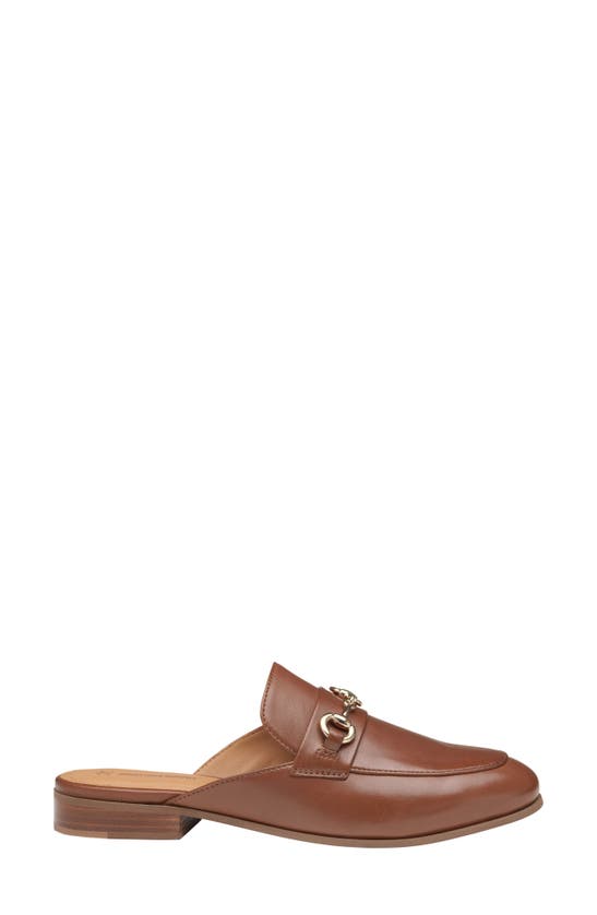 Shop Johnston & Murphy Ali Bit Mule In Cognac Glove