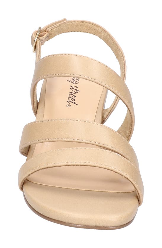 Shop Easy Street Como Strappy Sandal In Beige