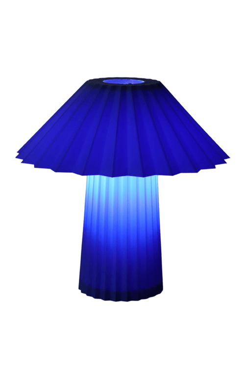 Sofiest Designs Umbrella Table Lamp In Royal Blue