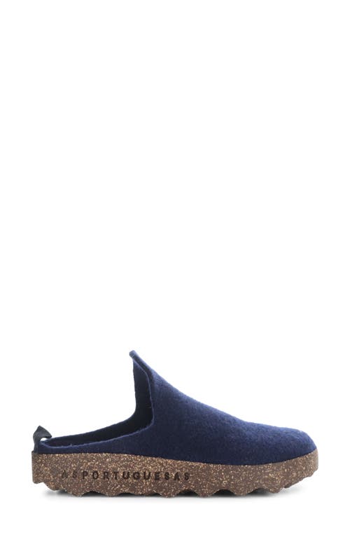 Shop Asportuguesas By Fly London Fly London Come Sneaker Mule In Navy Tweed/felt