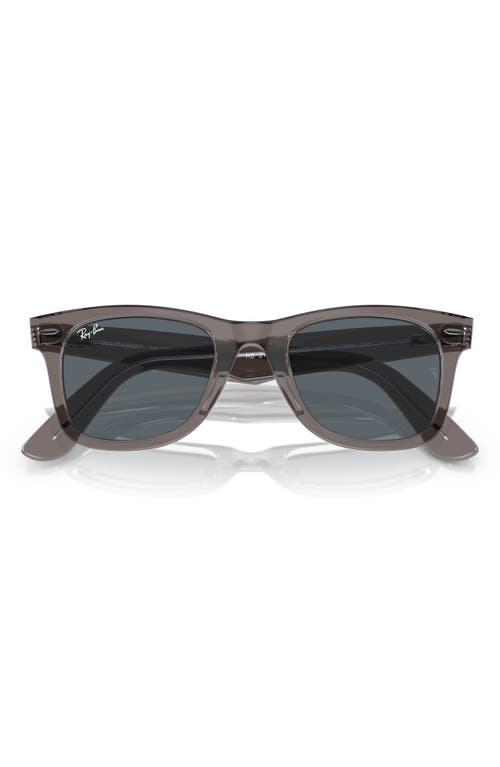 Shop Ray Ban Ray-ban 52mm Square Sunglasses In Grey/navy