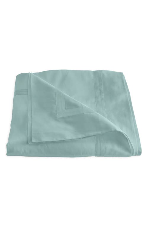 Matouk Nocturne Duvet Cover in Aquamarine at Nordstrom