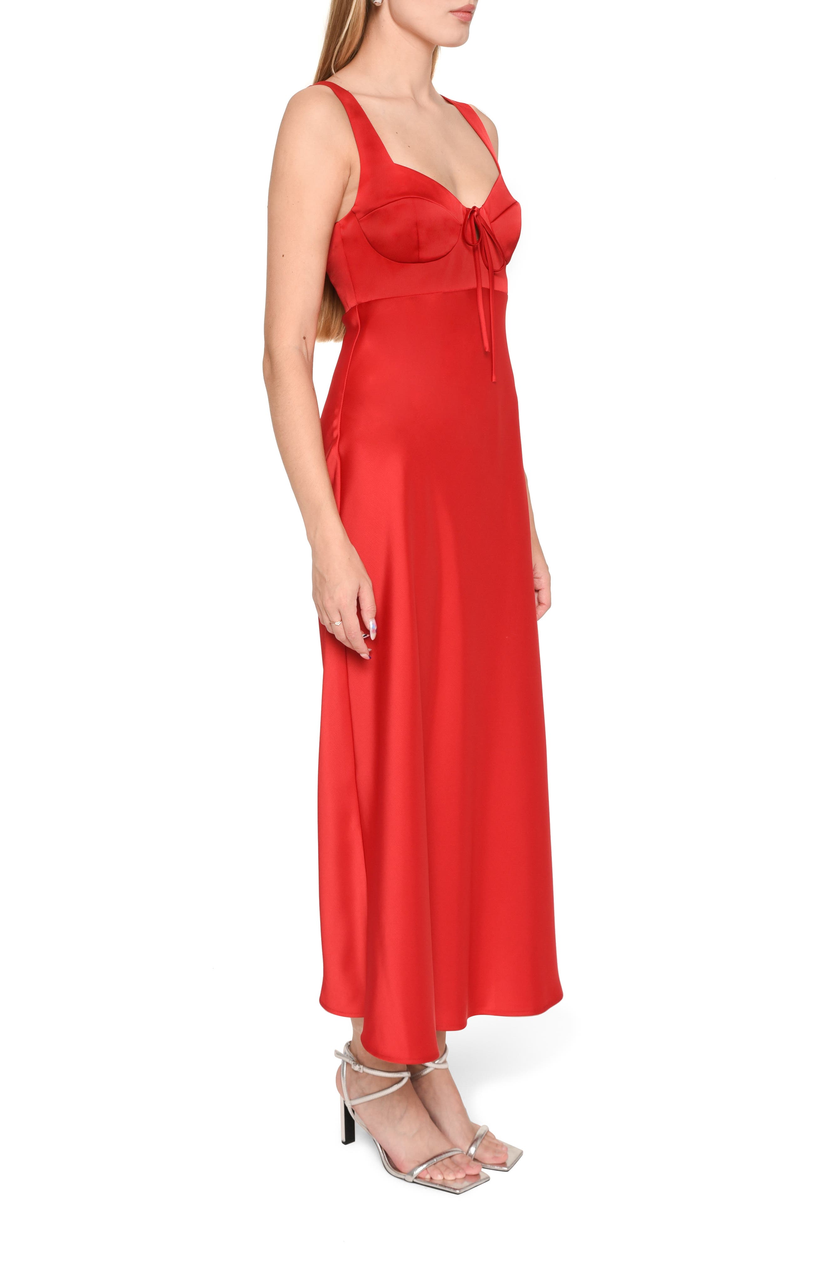 wrinkle free midi dress Casual Regular Fit Purple Gloam/L Midi Dresses Relaxed Sleeves Short Sleeves Boat Neck Women Dresses OGLmove