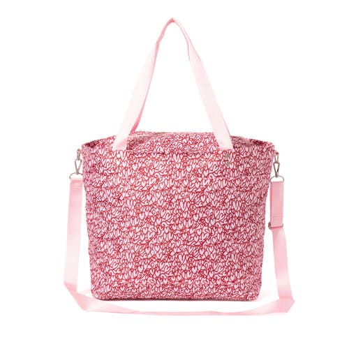 Shop Baggallini Large Carryall  Crossbody Tote Bag In Heart Print