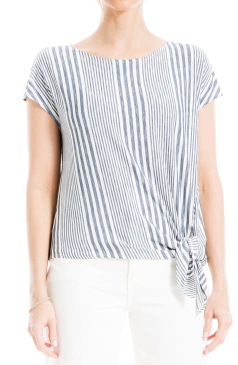 Jersey Cap Sleeve Side Tie Top