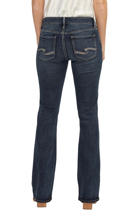 Shop Silver Jeans Co. Suki Curvy Mid Rise Bootcut Jeans In Indigo