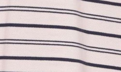 Shop Brooks Brothers Stripe Slim Fit Polo In Pink/navy