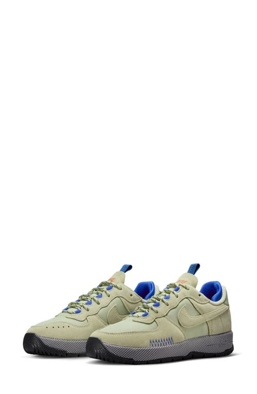 Nike Air Force 1 Wild Hiking Sneaker In Olive Aura/racer Blue/blue