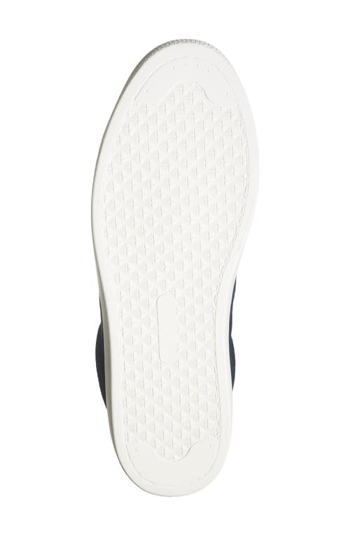 Official Program Court Low Top Sneaker In Navy Suede/white