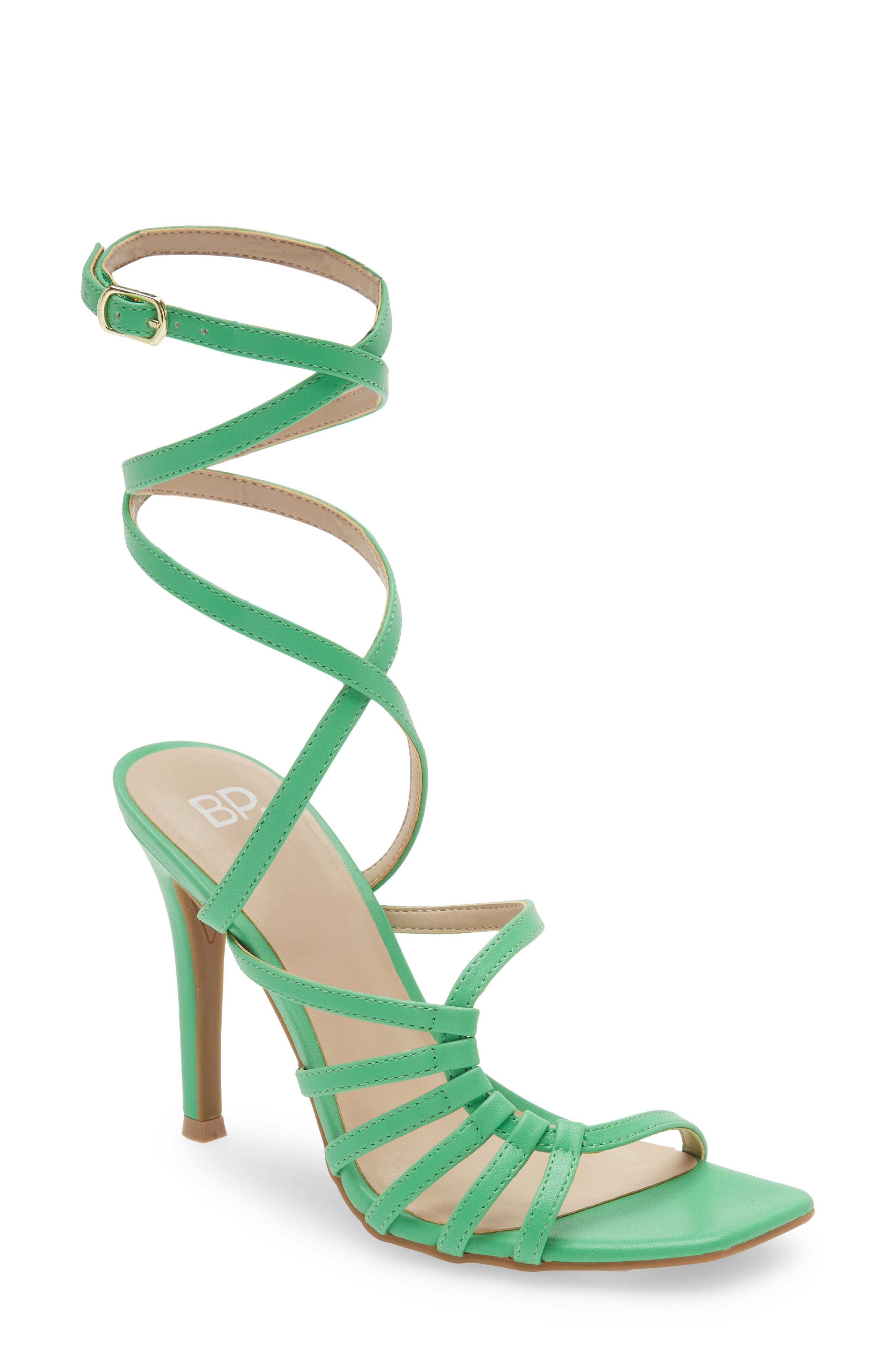 moss green high heels