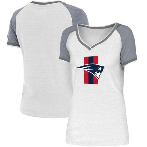 Women's Starter Gray Dallas Cowboys Heritage Raglan V-Neck T-Shirt Size: Medium