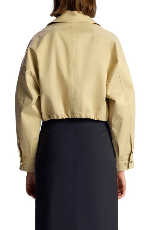 Shop A.l.c . Harry Stretch Sateen Jacket In Khaki