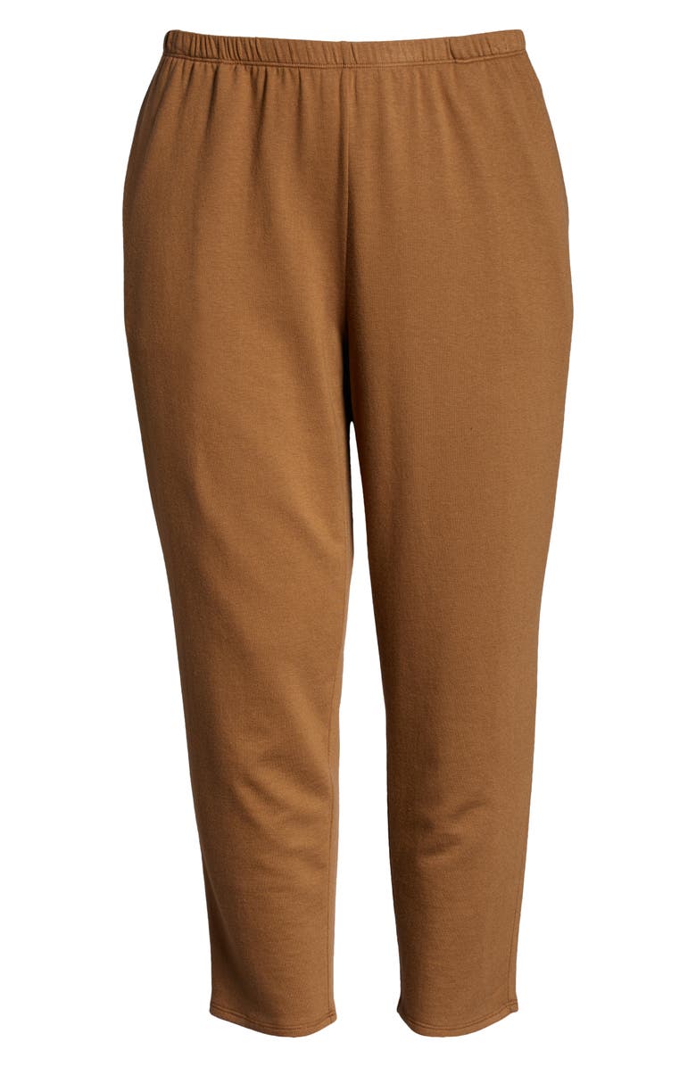 Eileen Fisher Cozy Brushed Terry Tapered Ankle Pants, Alternate, color, 