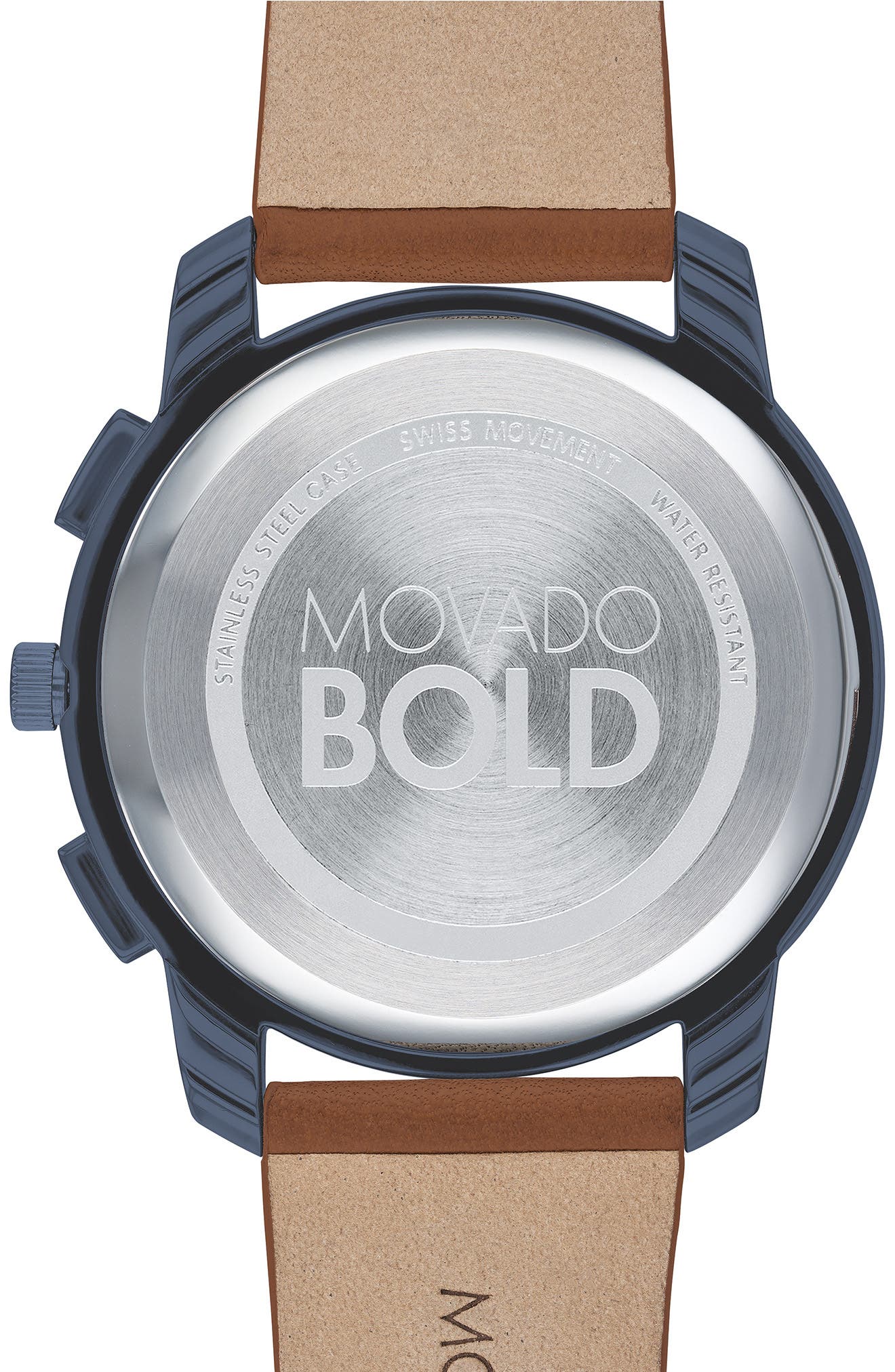 movado bold leather