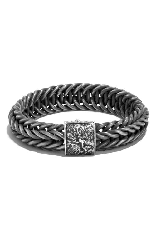 John Hardy Men's Kami Classic Chain Rope Bracelet in Silver at Nordstrom, Size Large