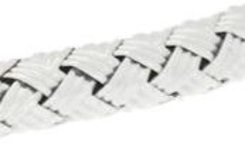Meshmerise Diamond Bangle Bracelet In White