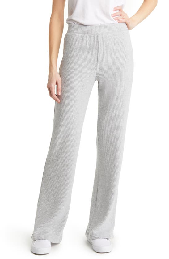 Rip Curl Cosy Straight Leg Pants In Mid Grey