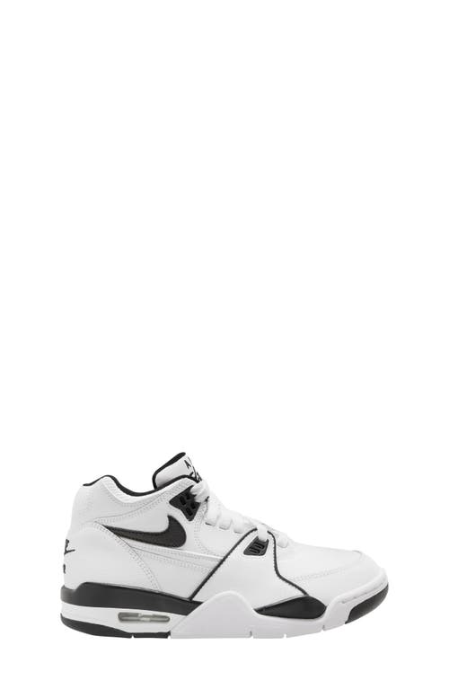 Nike Air Flight 89 Trainer In White/black-wolf Grey