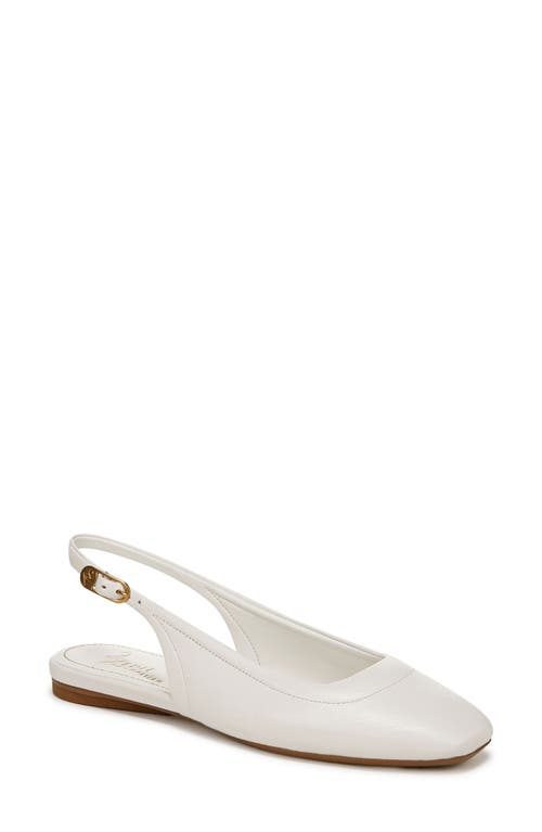 Shop 27 Edit Naturalizer Cadence Slingback Flat In Warm White