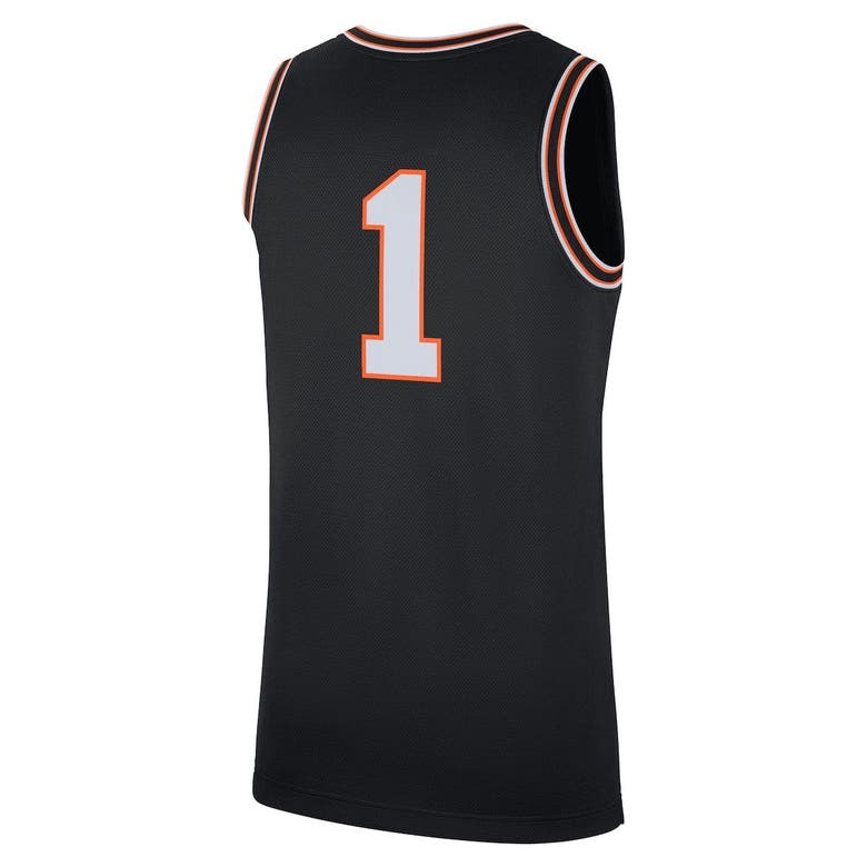 Men's Nike #1 White Oklahoma State Cowboys Game Jersey Size: Medium