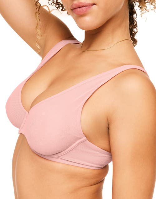 Adore Me Ivy Unlined Triangle Bra In Pink