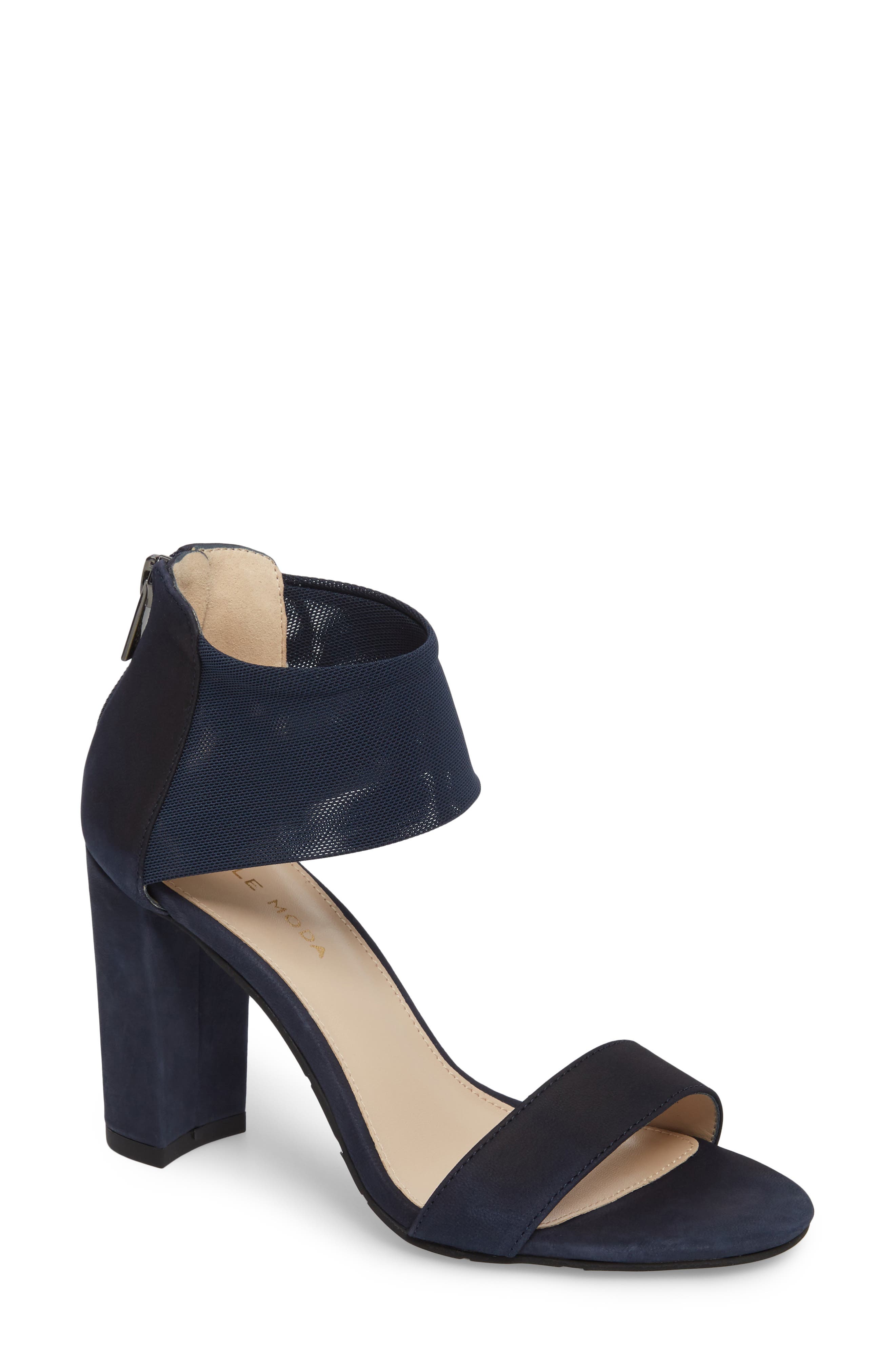 pelle moda block heel