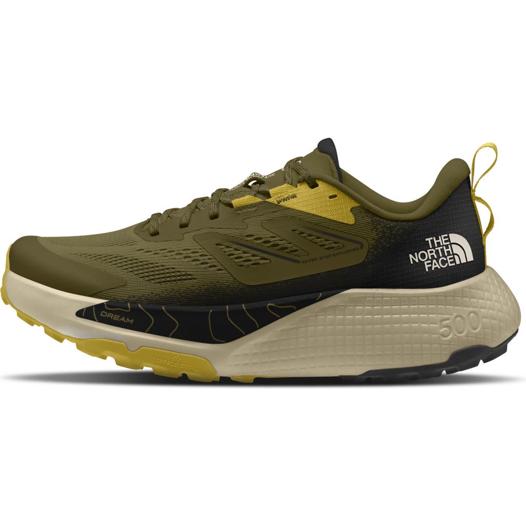 The North Face Altamesa 500 Trail Running Shoe In Forest Olive/tnf Black