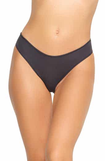 Skims Onyx Bonded High Waisted Thong Shapewear, Size Small New With Tags