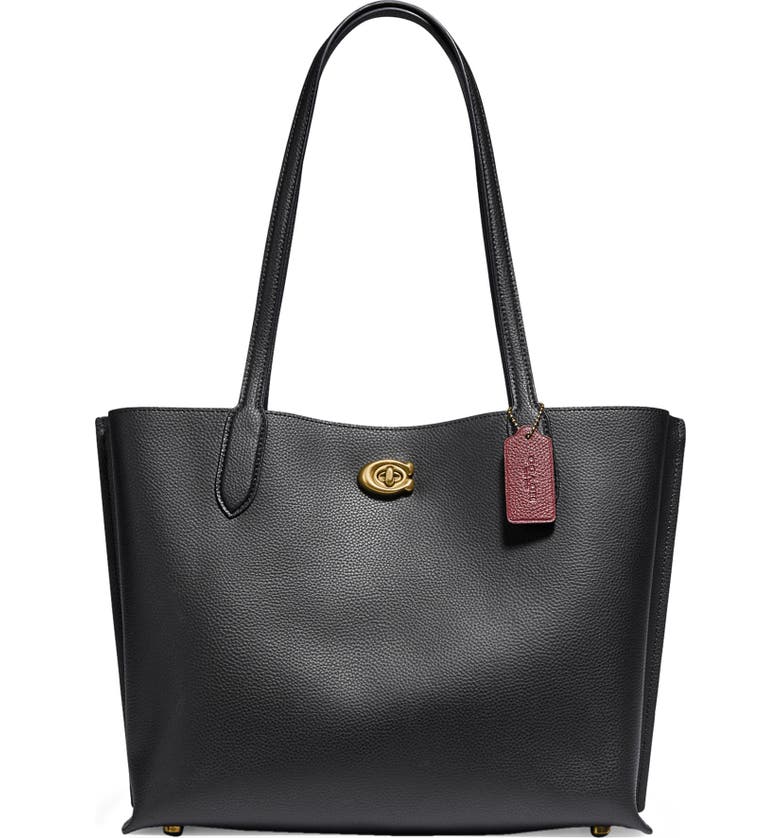 Top 90+ imagen coach leather tote bags