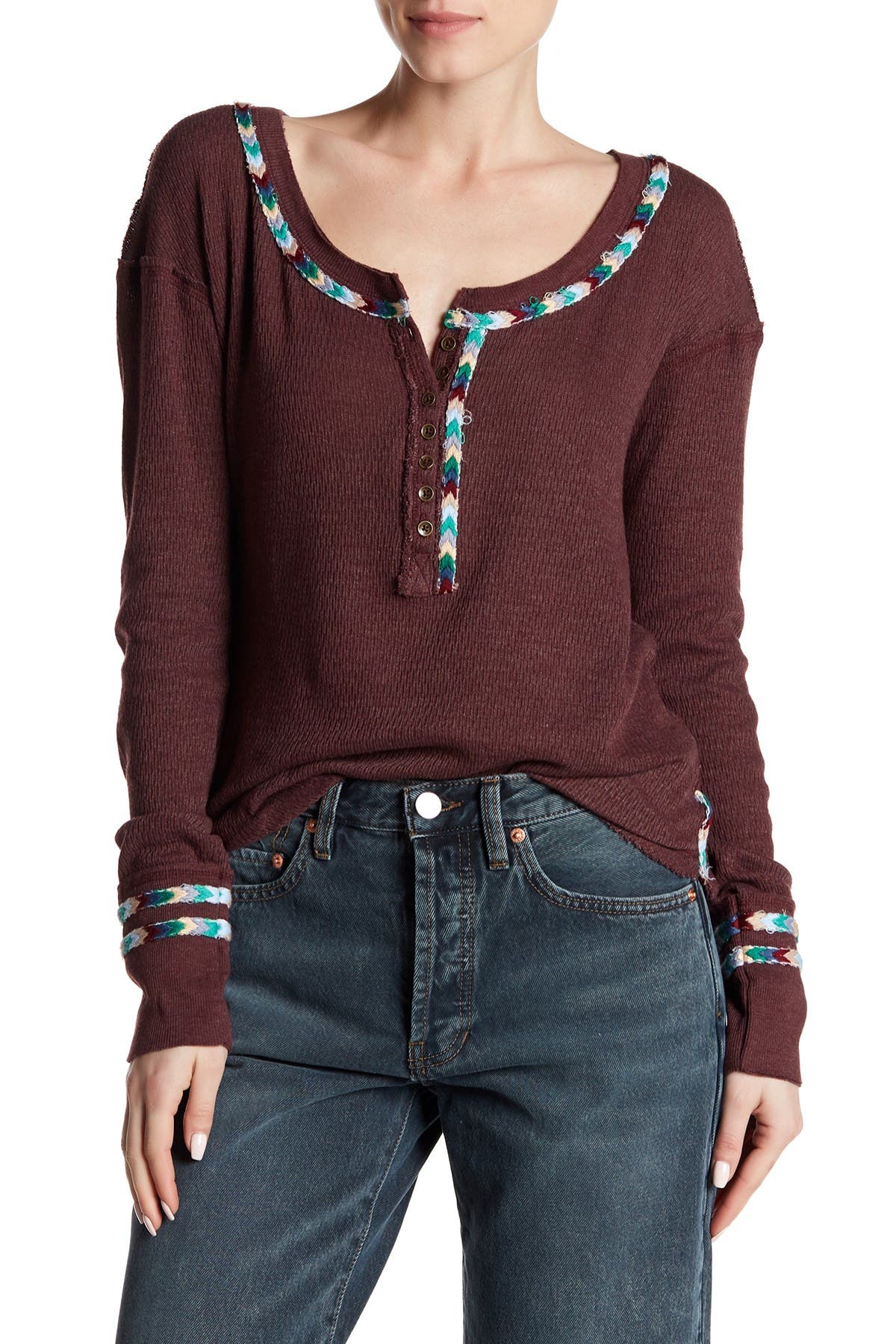 free people rainbow thermal