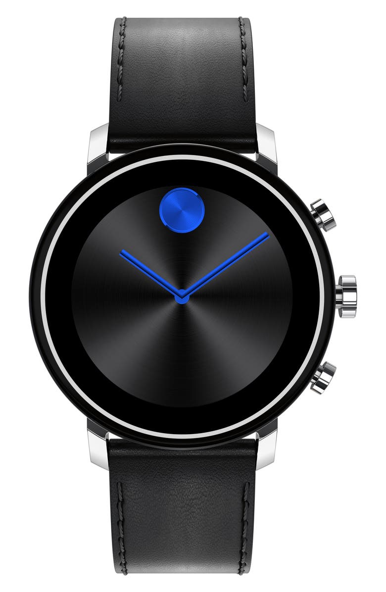 Movado Bold Connect 2 0 Leather Strap Smart Watch 42mm Nordstrom