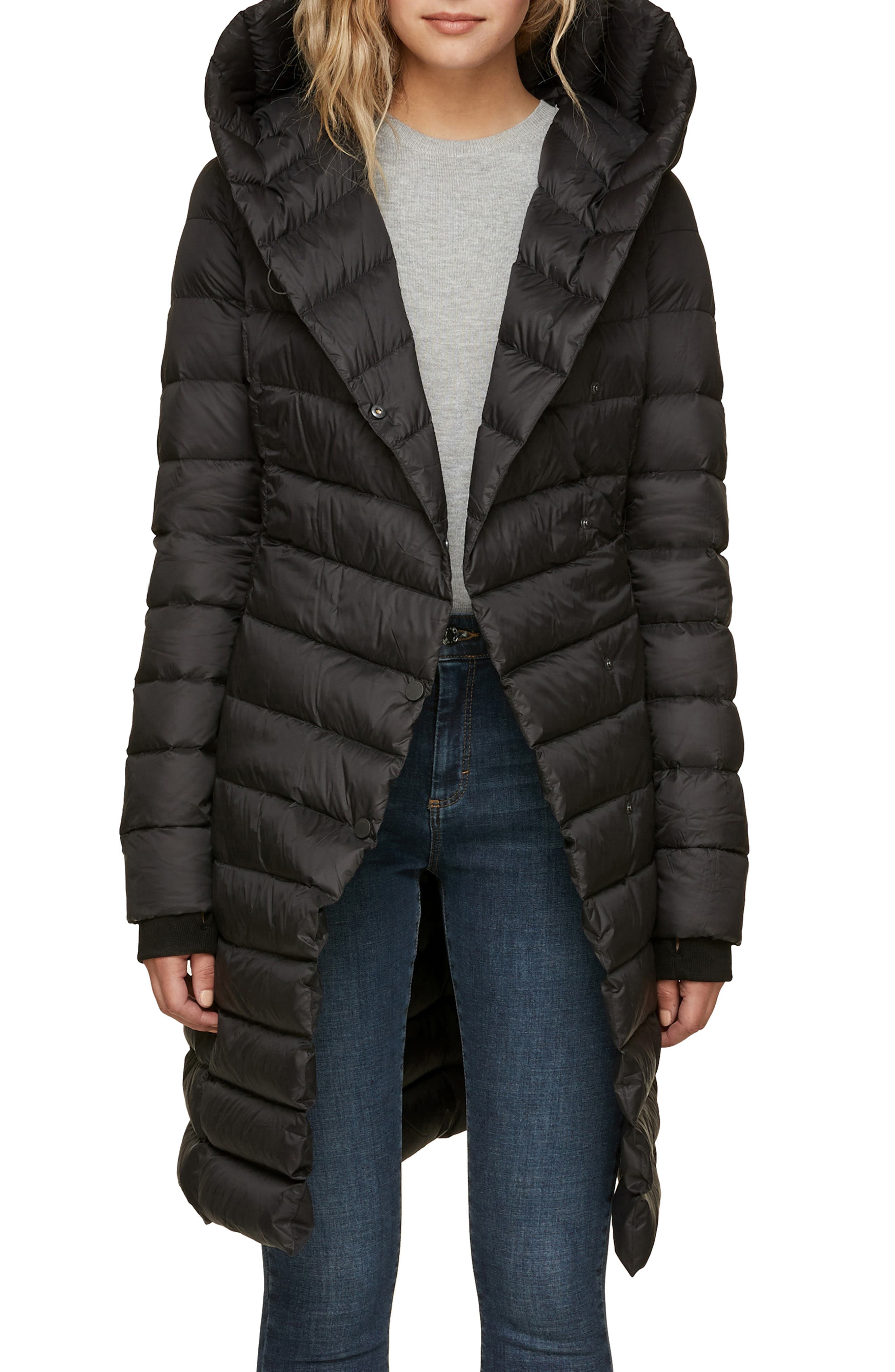 hooded down puffer jacket soia & kyo