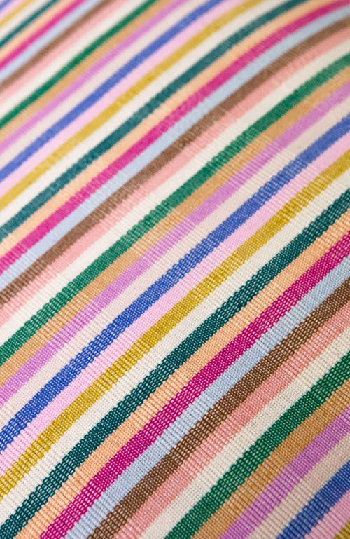 Shop Archive New York Valentina Rainbow Striped Handwoven Cotton Napkins, Set Of 4