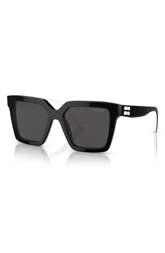 Shop Miu Miu 54mm Square Sunglasses In Black