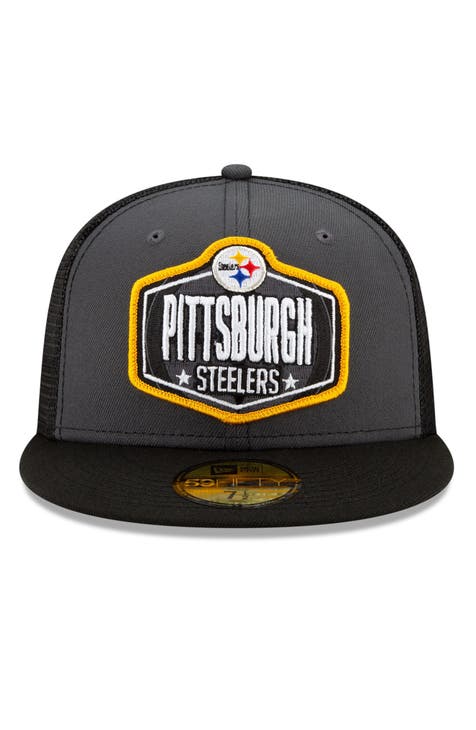 Men's New Era Black/Gold Pittsburgh Steelers 2022 NFL Draft On Stage  59FIFTY Fitted Hat